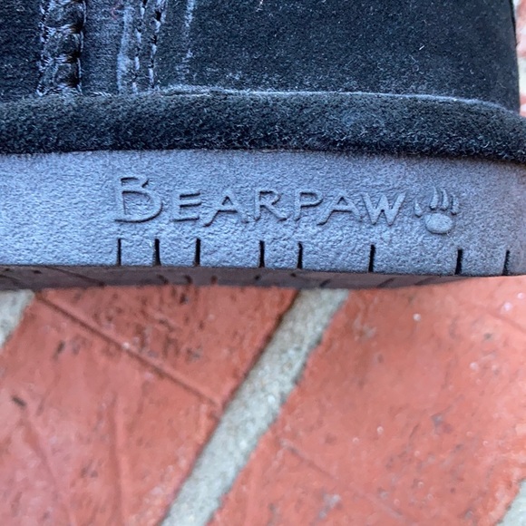 BearPaw Suede Leather Lacing Back Bootie Boots - Picture 11 of 11